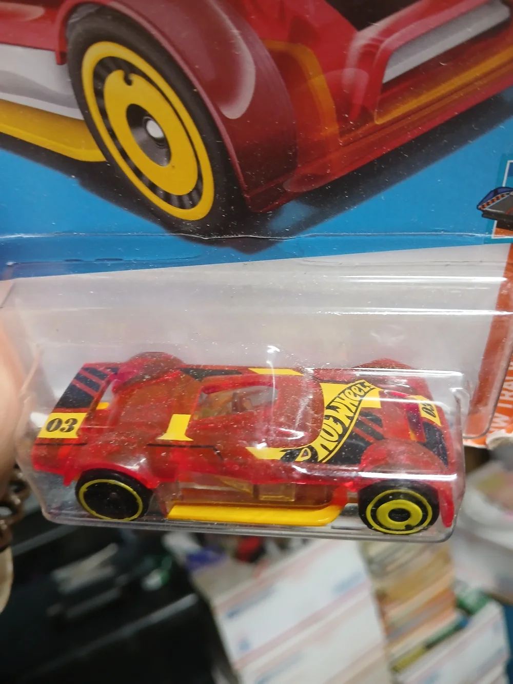 Hot Wheels bright red